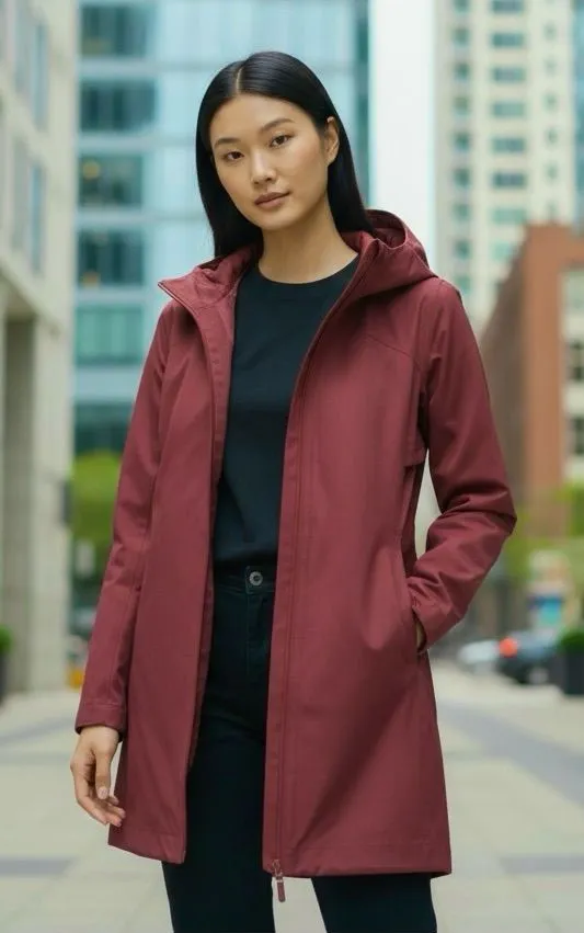 Lululemon Rain Rebel Jacket Waterproof Utility Jacket Red Merlot Size 6 Small