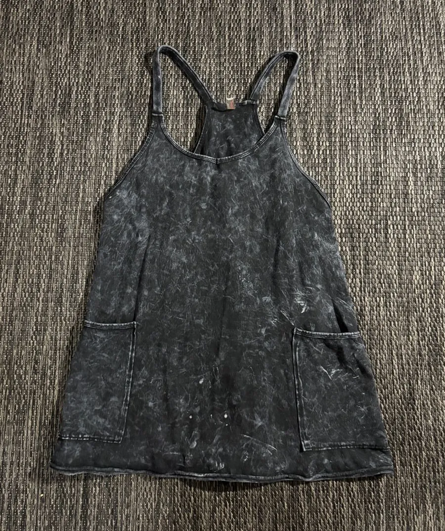 Free People Movement Hot Shot Mini Dress Shorts Romper Tie Dye Small