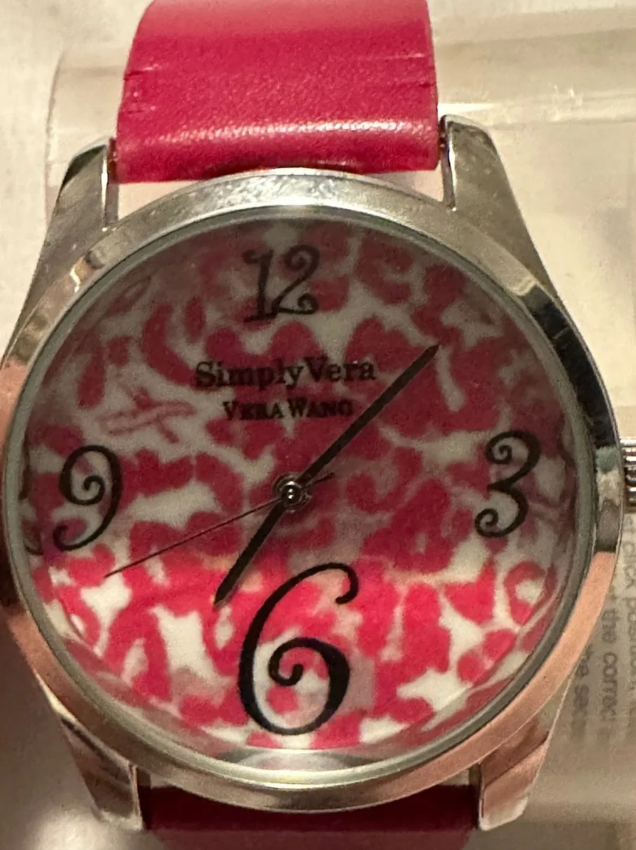 Kohl's Cares Simply Vera Vera Wang Pink Floral Watch NIB