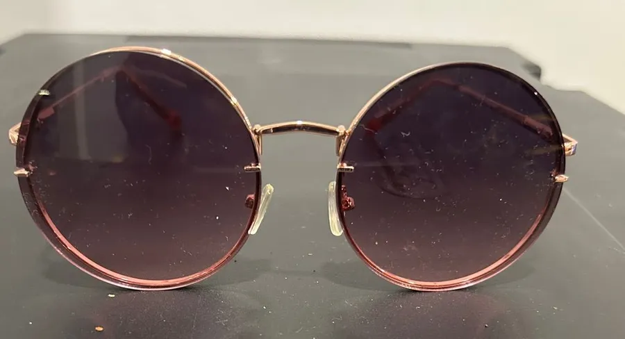 Aeropostale Pink Round Sunglasses Modern Accessories