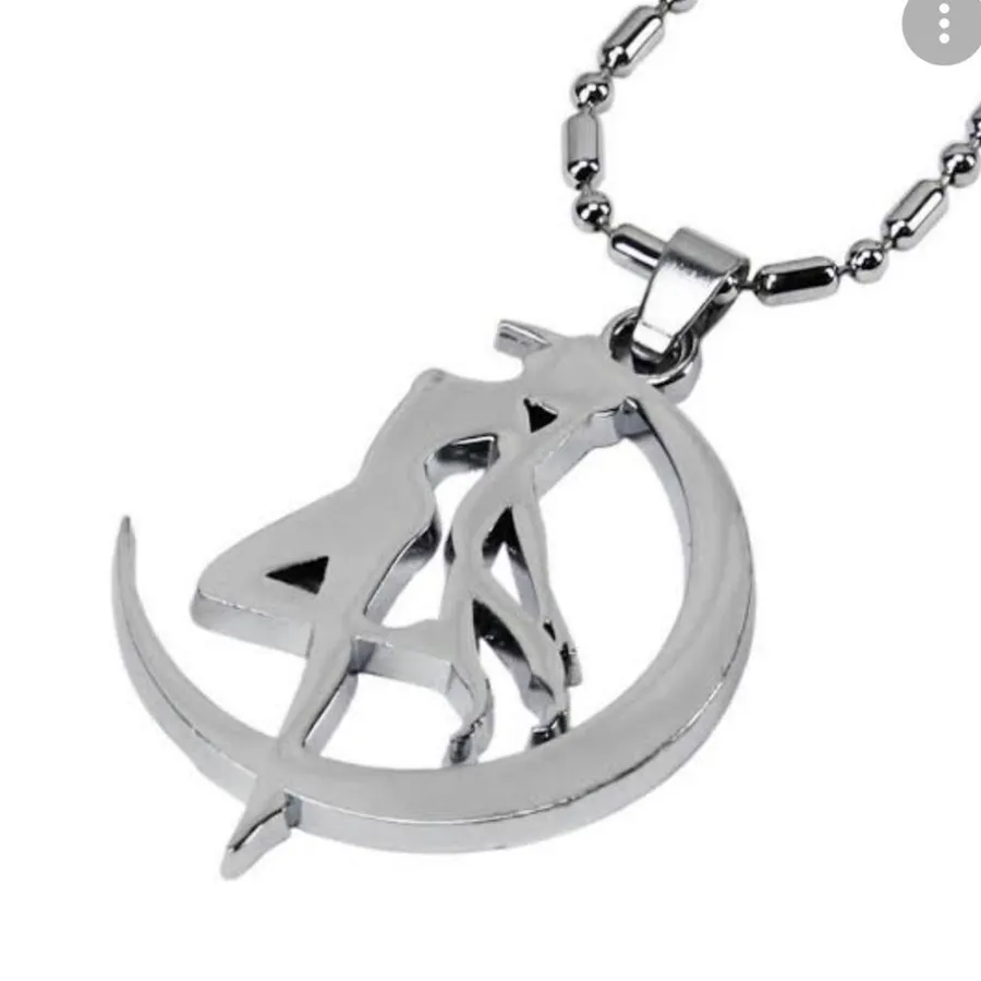 NWT Sailor Moon Silver Tone Necklace