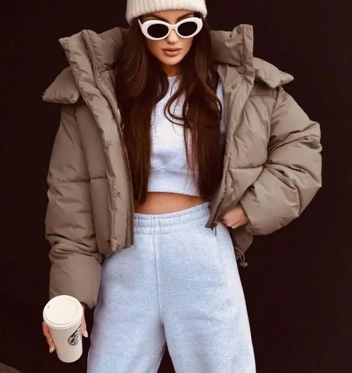 Cropped Puffer Jacket