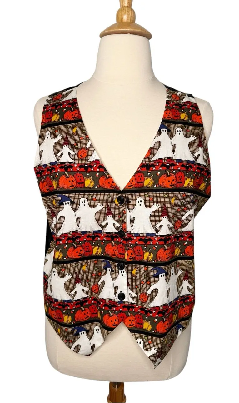 Basic Editions Halloween Y2K Vest Size 18W