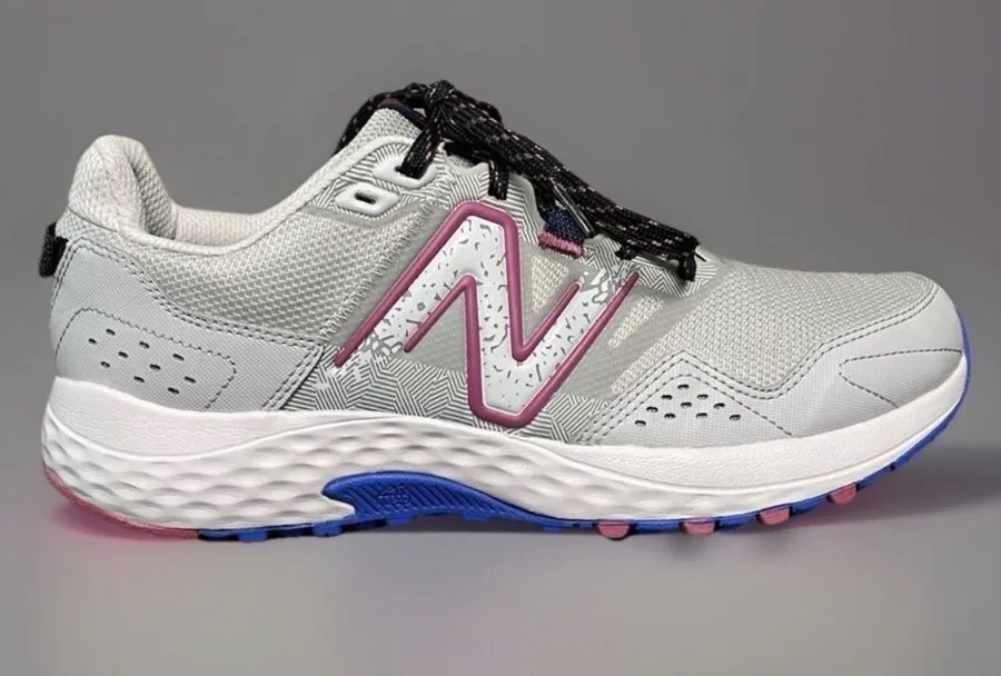New Balance T410 Women's Gray/Pink Trail Running Shoes Size 11M