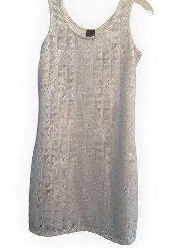 Dream Beach White Mesh Swim Cover Up M Size M