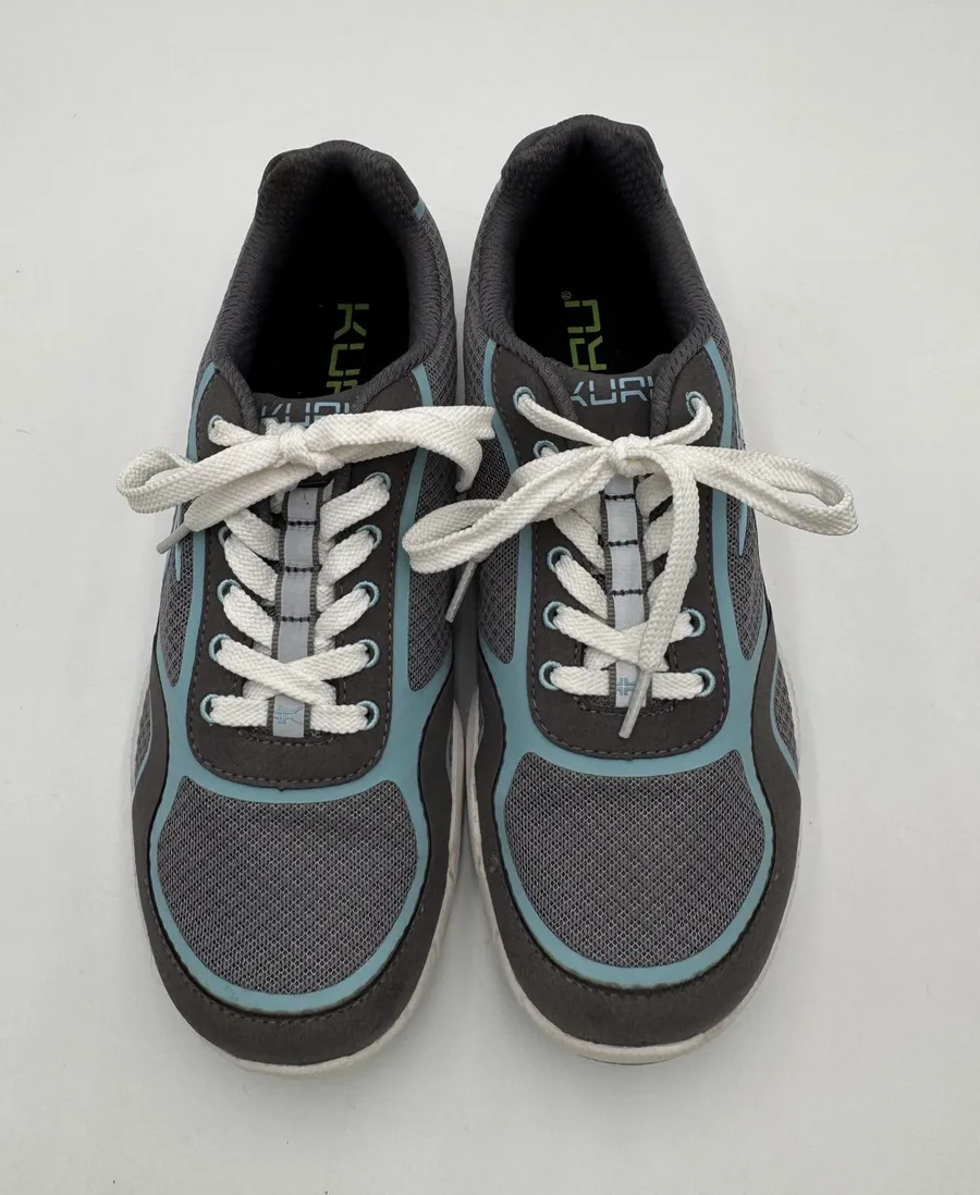 Carrera Kuru Women’s 9 Gray Blue Walking Shoes Orthopedic Comfort Sneakers