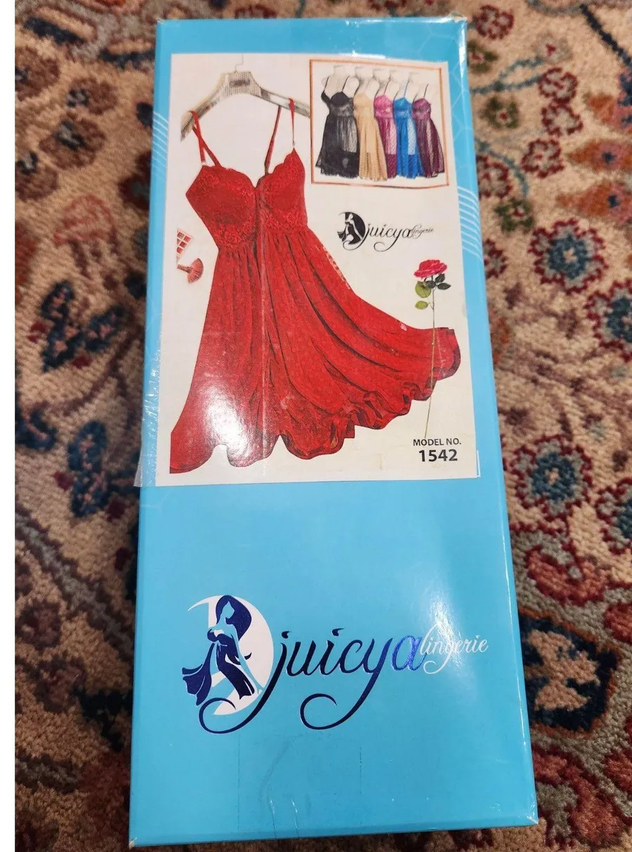 Women's NIGHTGOWN SET Black Size XL