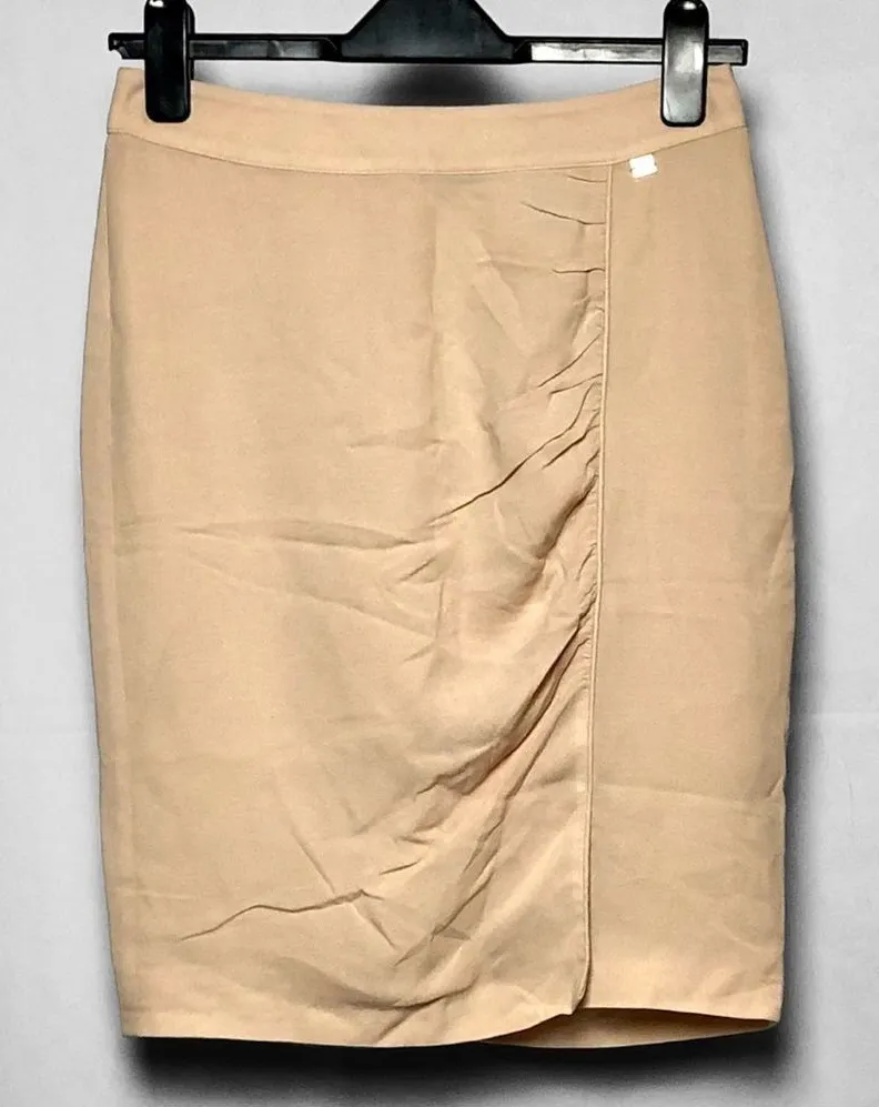 Apart Tan Pencil Skirt Size 4