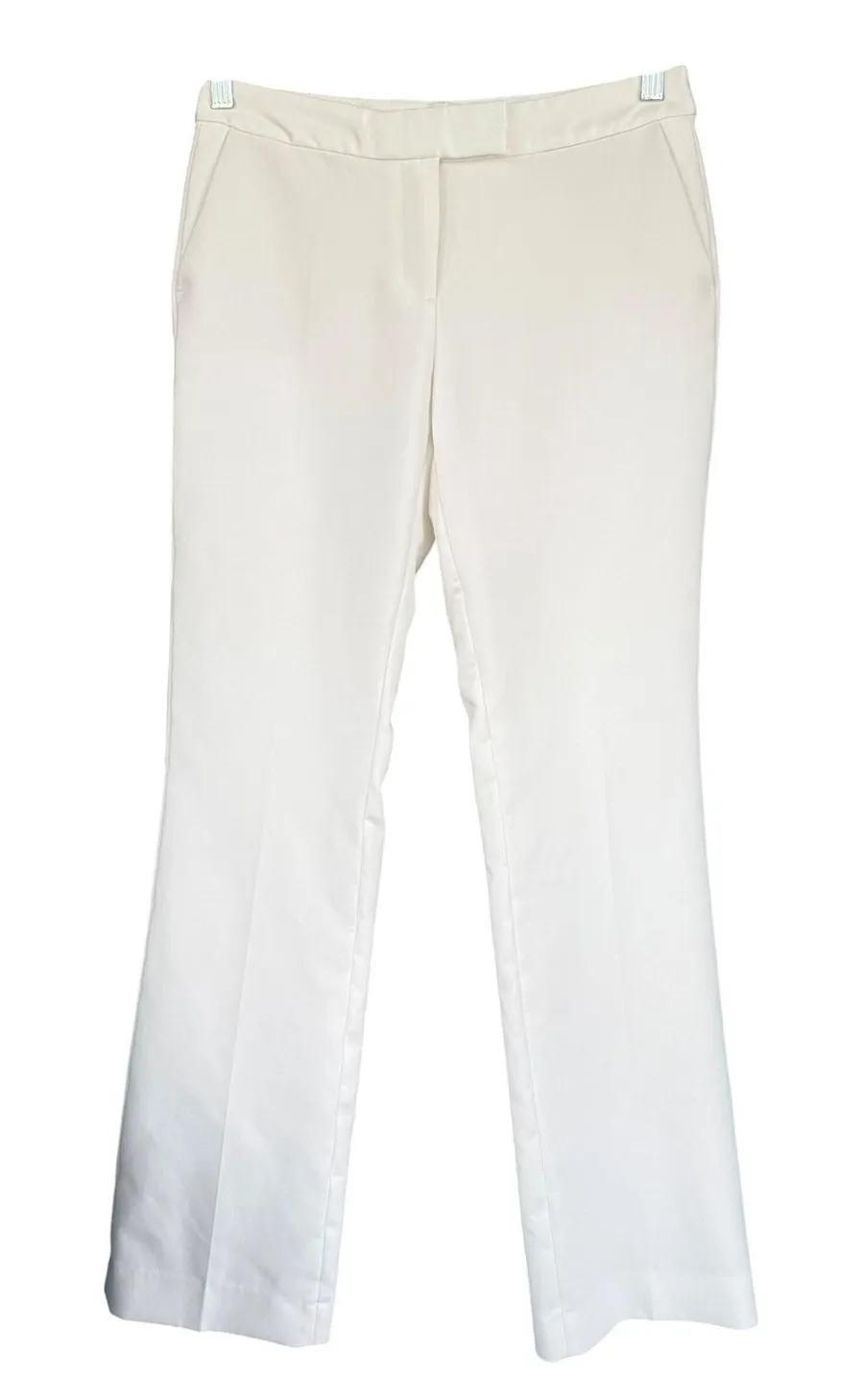 T11 Zara Dress Pants Cream Slim Leg Minimalist Old Money Trousers Luxury