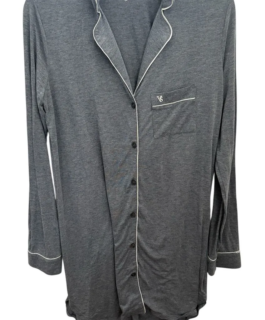 Victoria's Secret Women's Gray Cami Pajama Top Size Small Lightweight