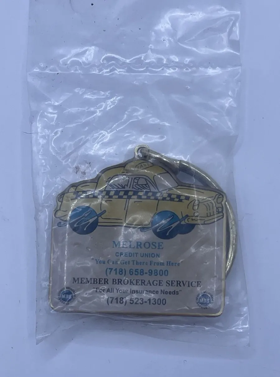 Melrose Credit Union, Member Brokerage Service Ring Keychain Gold