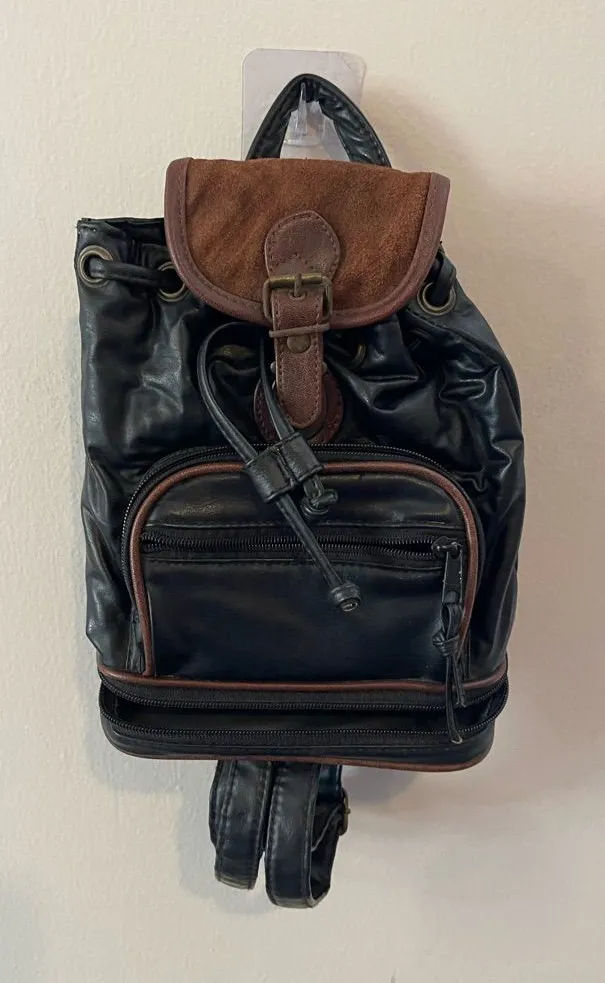 Black and Brown Backpack