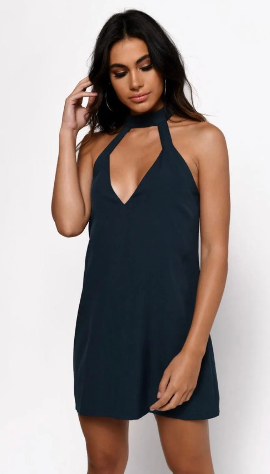 Blue Short Dress