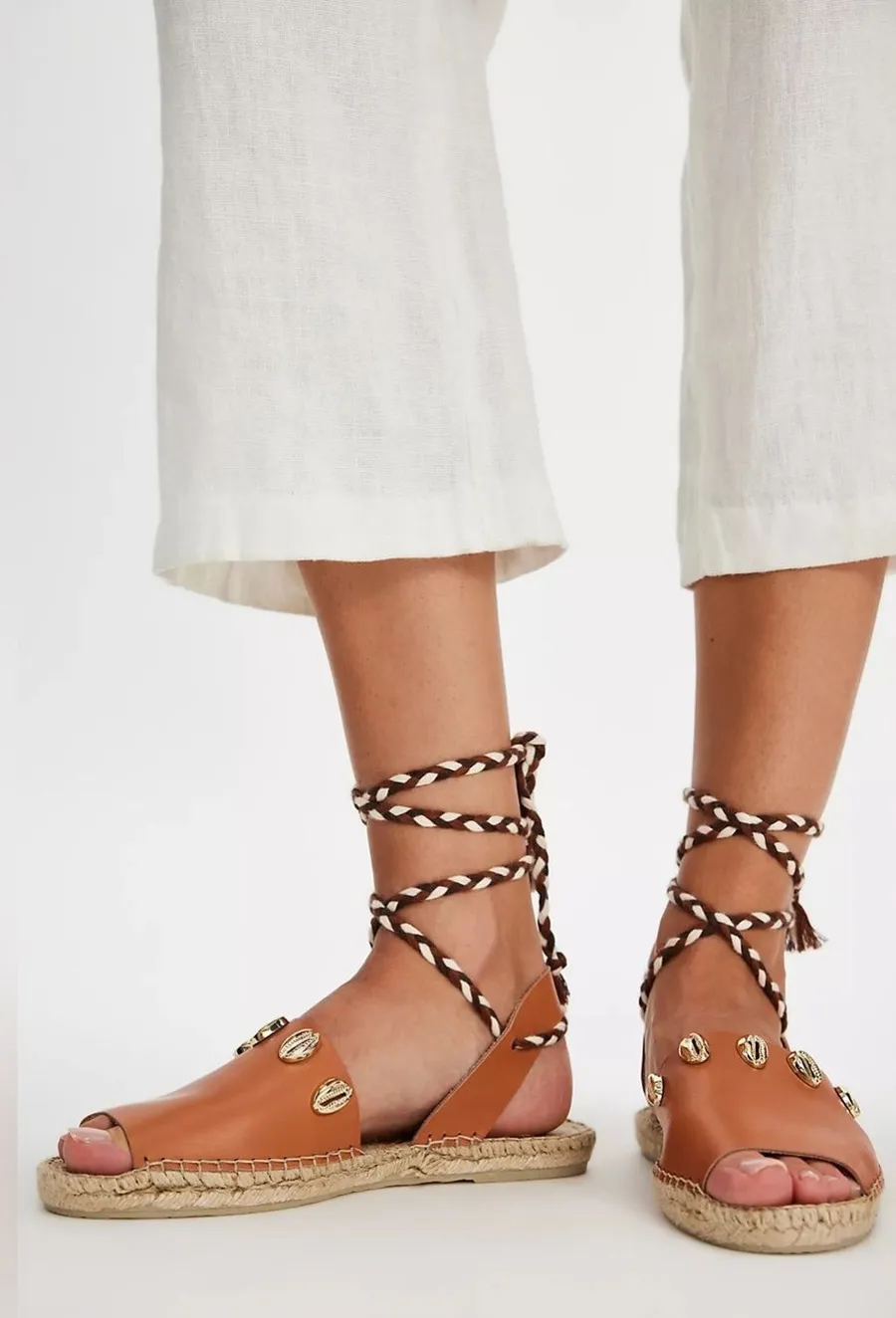 NEW Free People Wander Wrap Espadrilles ~ SOLD OUT! ~ Size 9