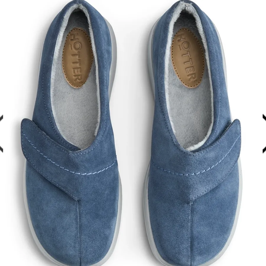 New Hºtter Wrap Slippers Blue Size 9