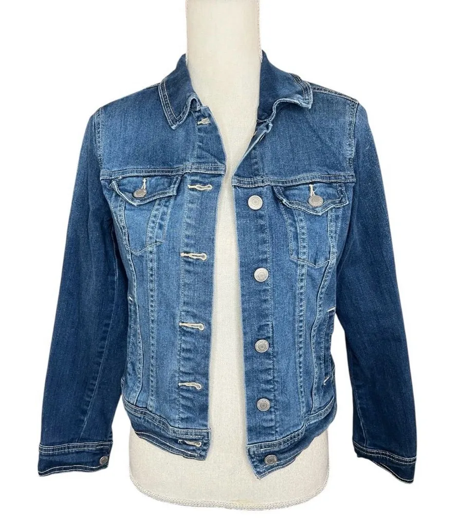 Old Navy Jean Jacket denim causal neutral western size small everyday