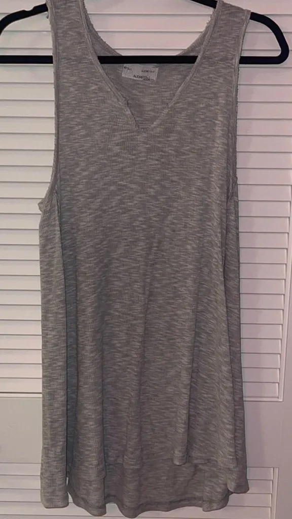 Audrey 3+1 Grey flowy tunic top/dress
