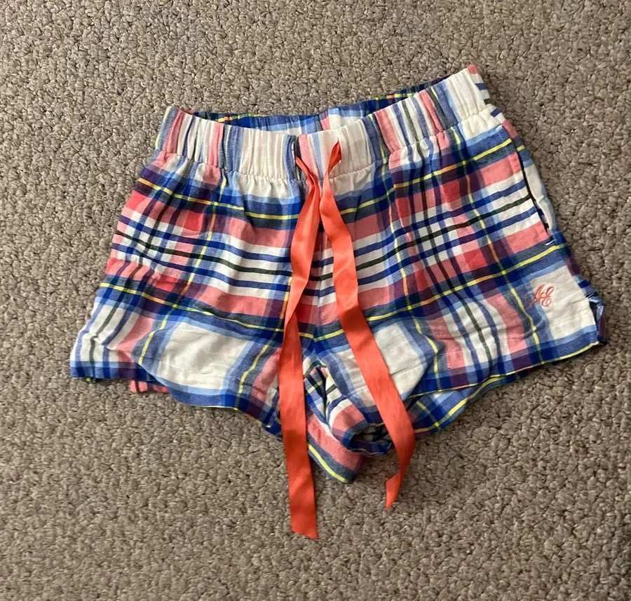 american eagle women's flannel boxer shorts