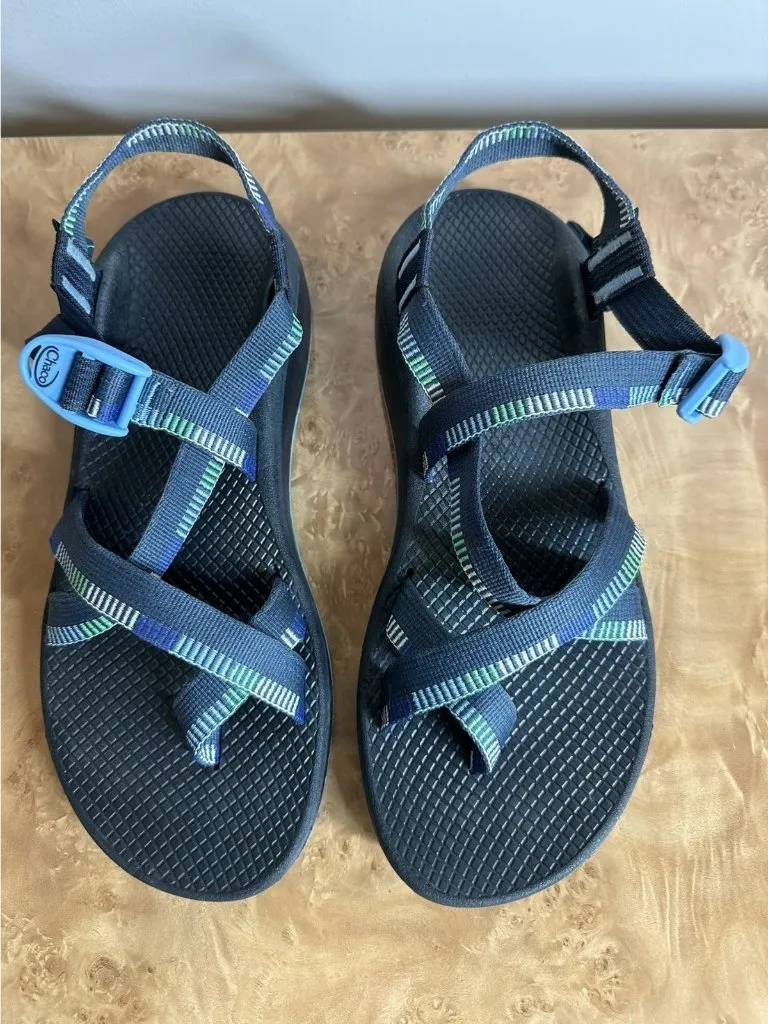 Chaco ZX/2 Cloud Sandals Women's 11 Blue Strappy Toe Loop Hiking Outdoor