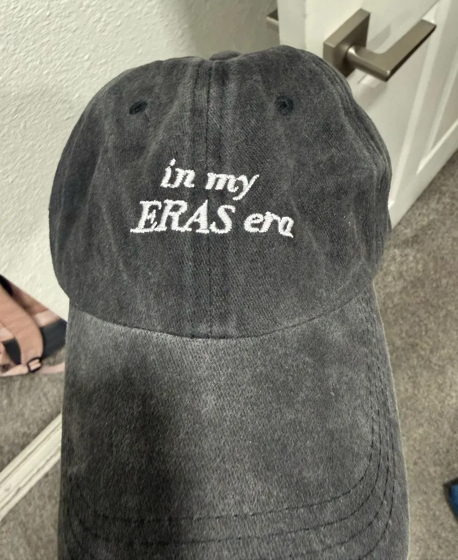 Taylor Swift Eras Tour Hat Unofficial Gray