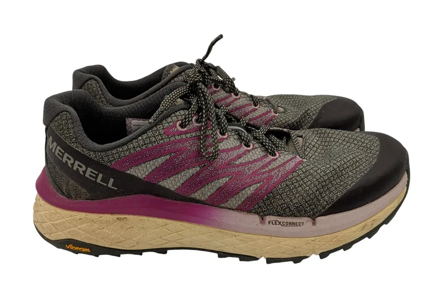 Merrell Agility Peak 4 Womens Trail Running Shoes Granite Berry J067220 Size 9.5