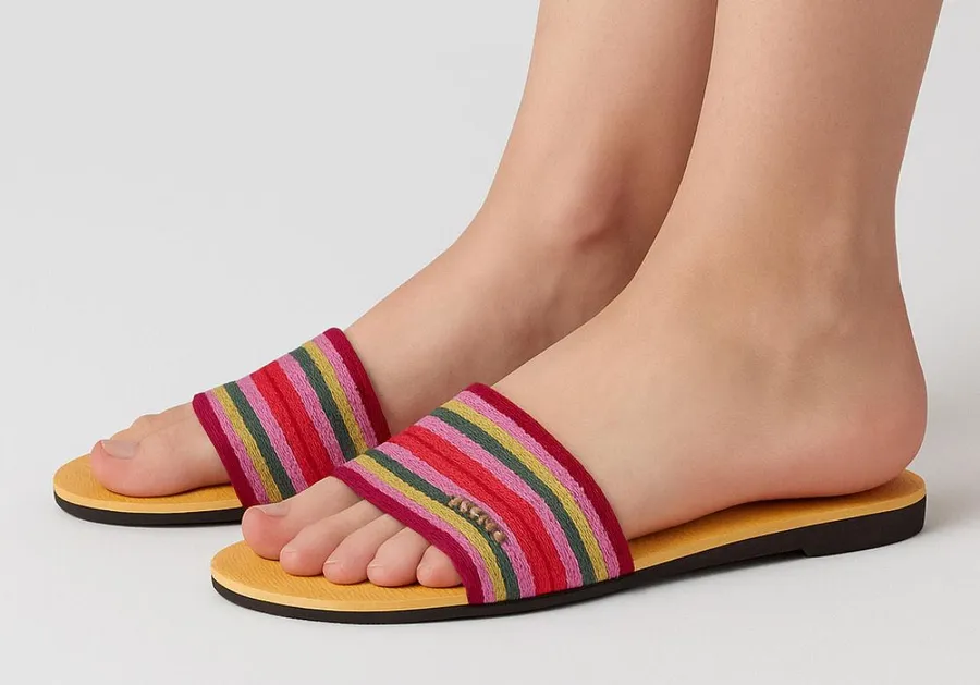 Havaianas You Malta Mix Sandals – Women’s 9/10 – Multicolor – Excellent Condition(B4)
