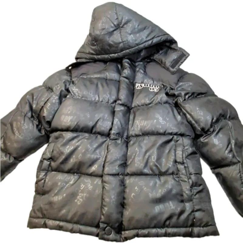 FUBU 05 The Collection Puffer Jacket Coat Woman Size M Black Size M
