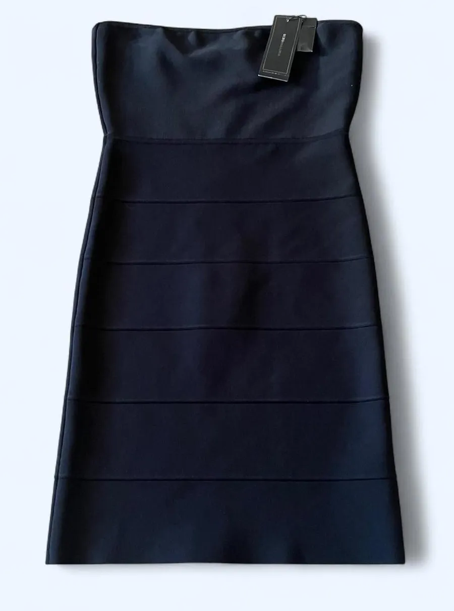 vintage y2k bcbg maxazria alyona black bandage bodycon mini dress XS 🖤