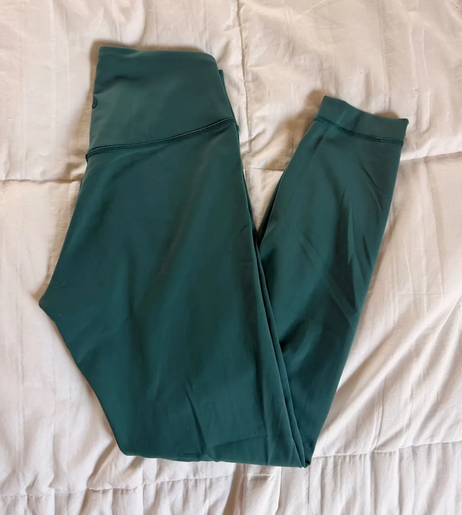 Lululemon Align High-Rise Leggings Dark Teal Green Size 6