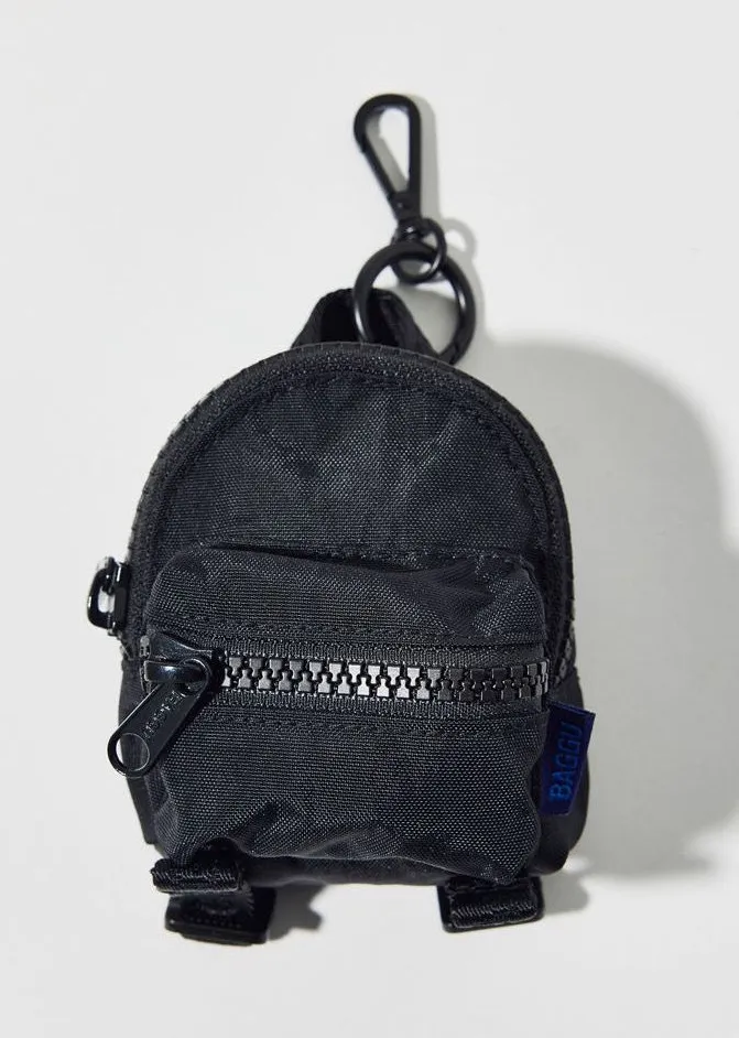 BAGGU Mini Backpack Bag Charm NWT - Black