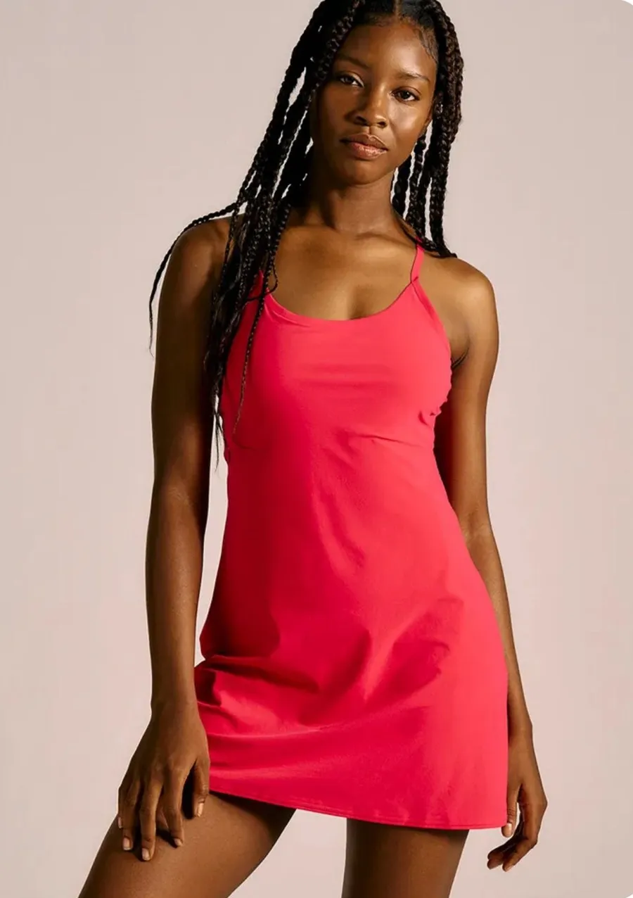 ★ Outdoor Voices The Exercise Athletic Femenine Mini Dress in Pink M ★
