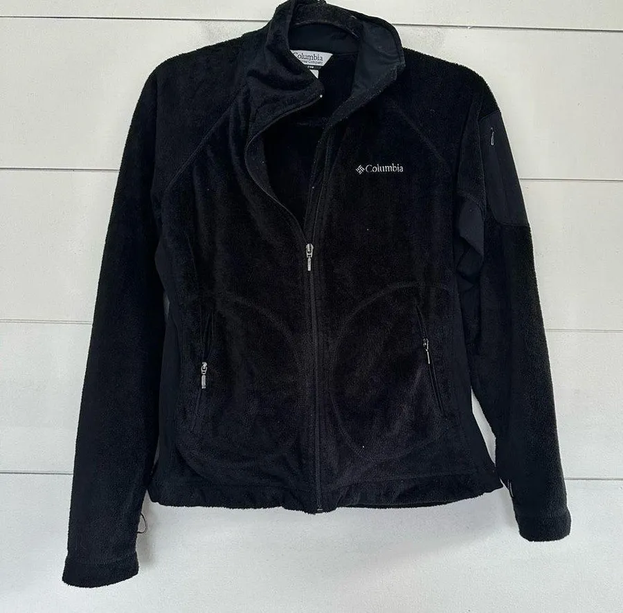Columbia Women’s Medium Black Faux Fur Jacket