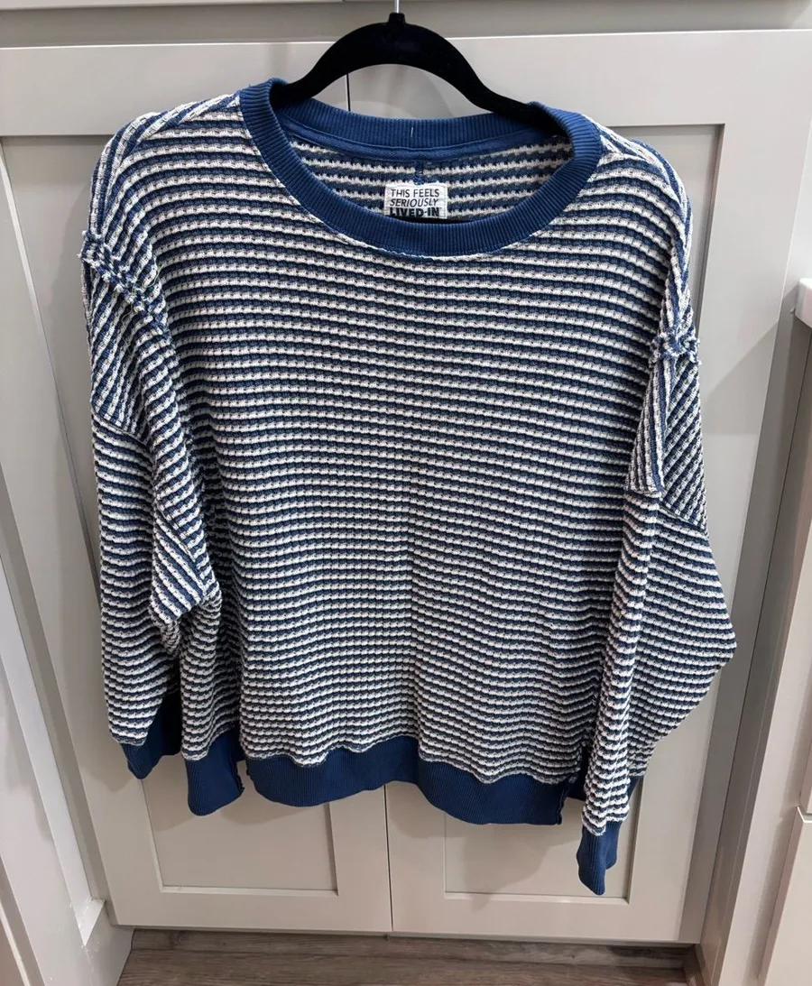 AE striped sweater