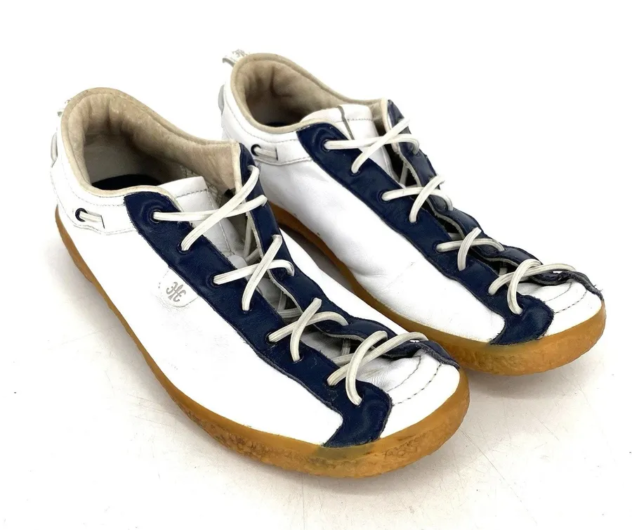 Royal Elastics Vintage Y2K Sneakers White Blue Gum Sole Women's Size 6