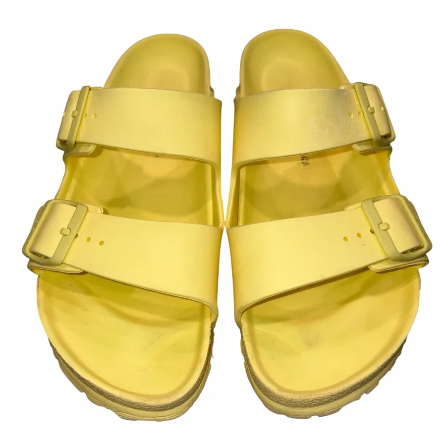 Birkenstock Popcorn Yellow EVA Arizona Plastic Sandals 41