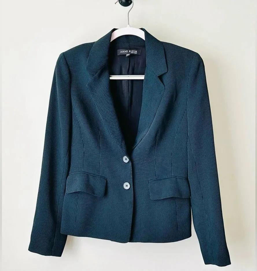 Anne Klein Pinstripe Blazer - Size 4