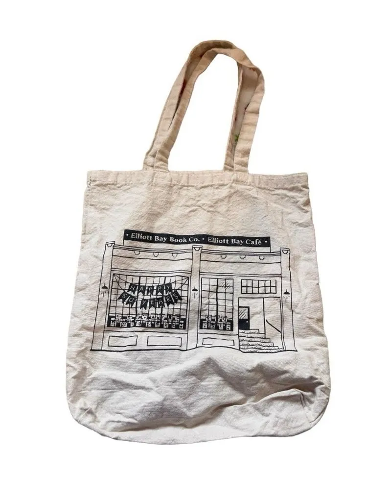 Elliott bookstore canvas large tote