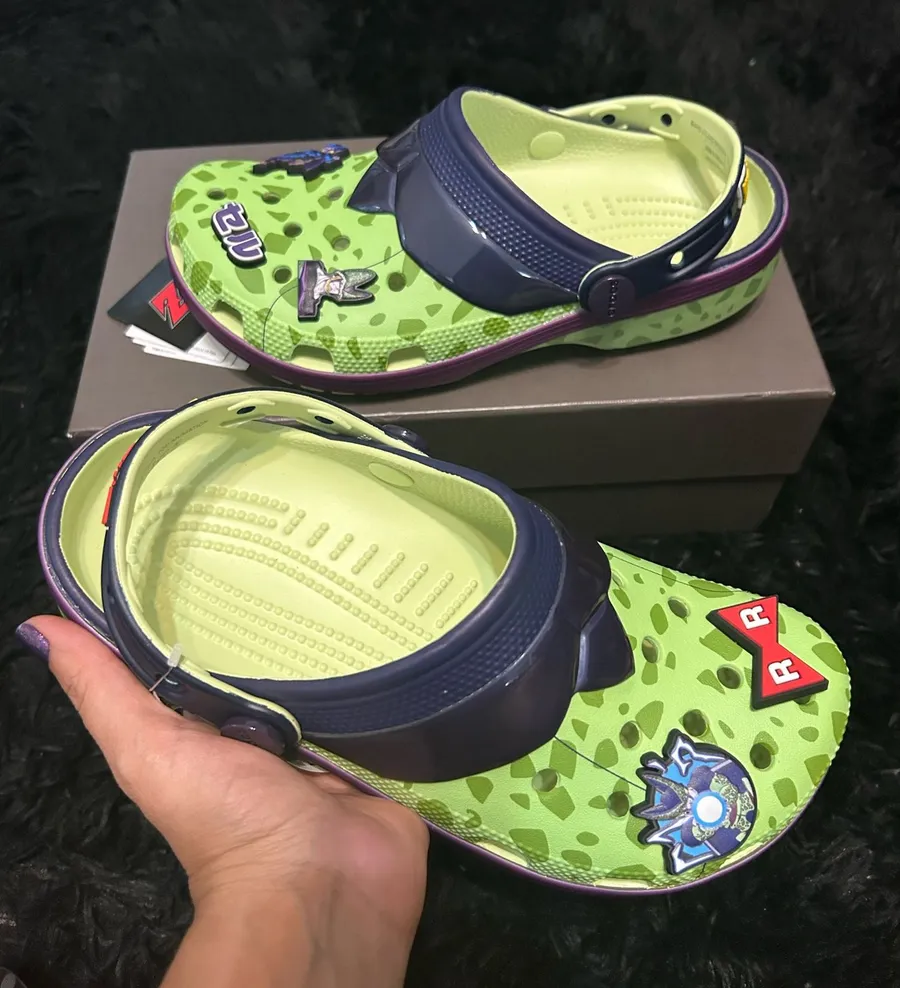 CROCS Dragon Ball Z Cell Classic Clog mules sandals slippers shoes women’s 8 new