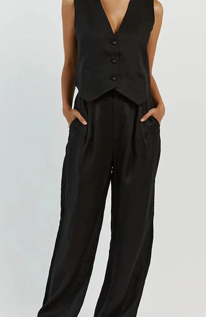 Commense Cotton Casual Pants Set size L Black Size L