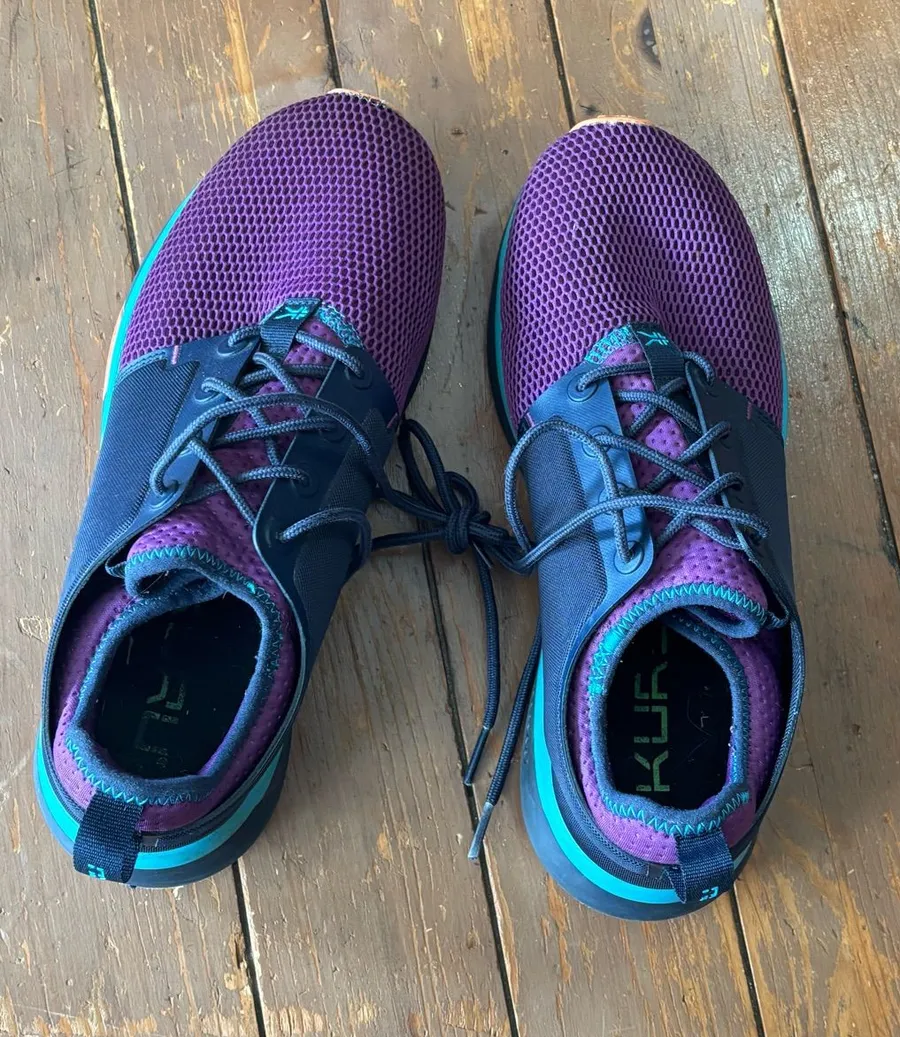 Kuru Atom Athletic Sneakers with Breathable Purple Mesh Size 8.5