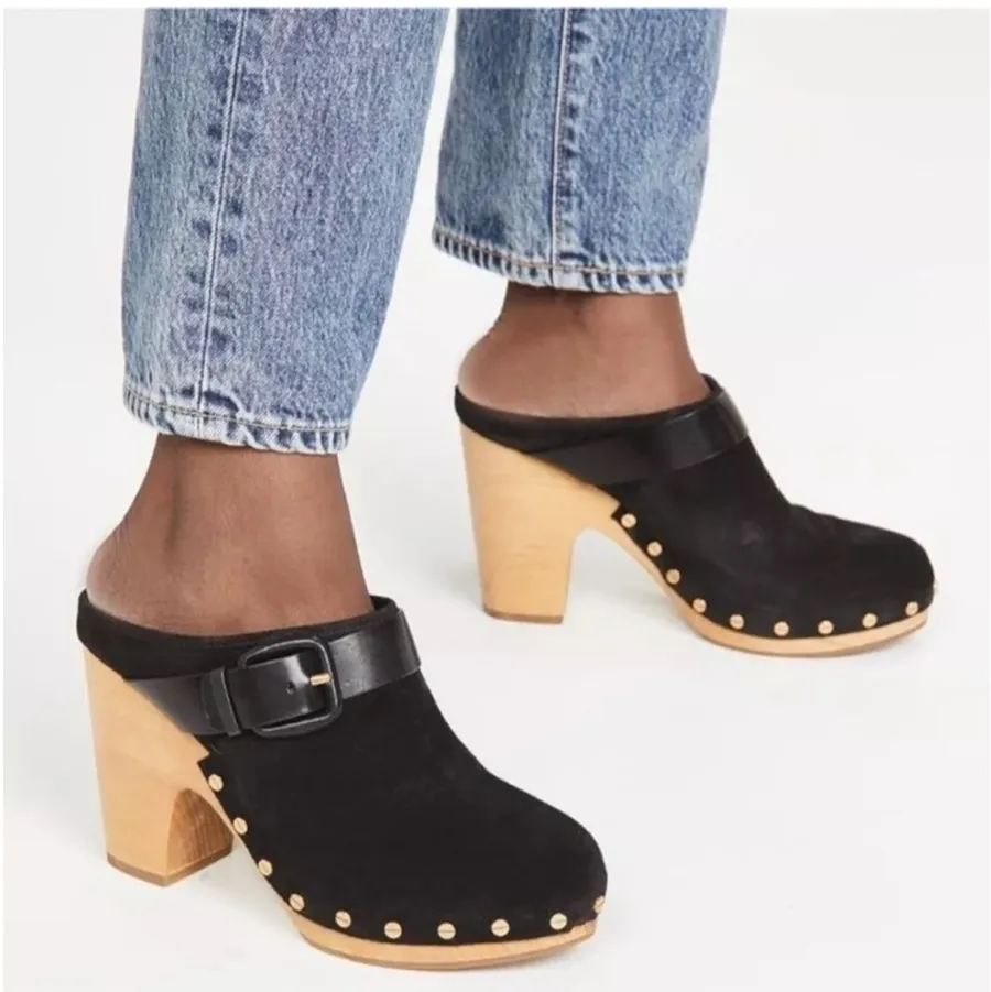 NWOB Veronica Beard Dacey Womens Suede Slip On Clogs. MSRP $400. Size 10M