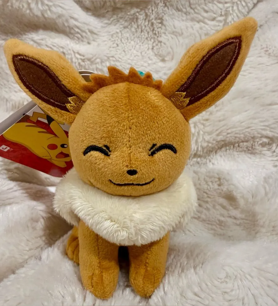 Jazwares Pokemon Eevee 3.5-in Clip-on Plush