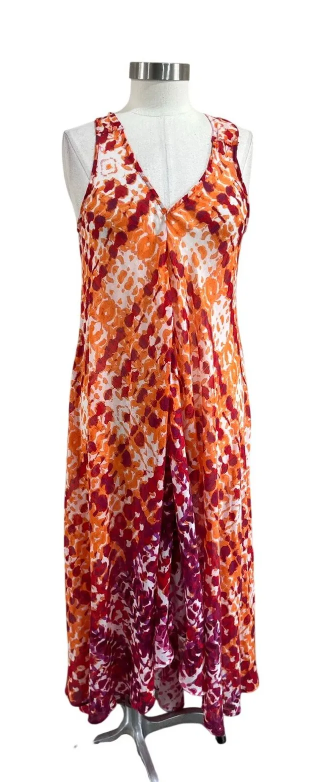 Beachlunchlounge Swim Cover Up Maxi Dress Boho Lightweight Beach Size M
