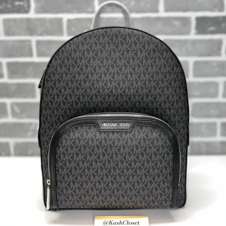 Black Jaycee Large Pocket Backpack