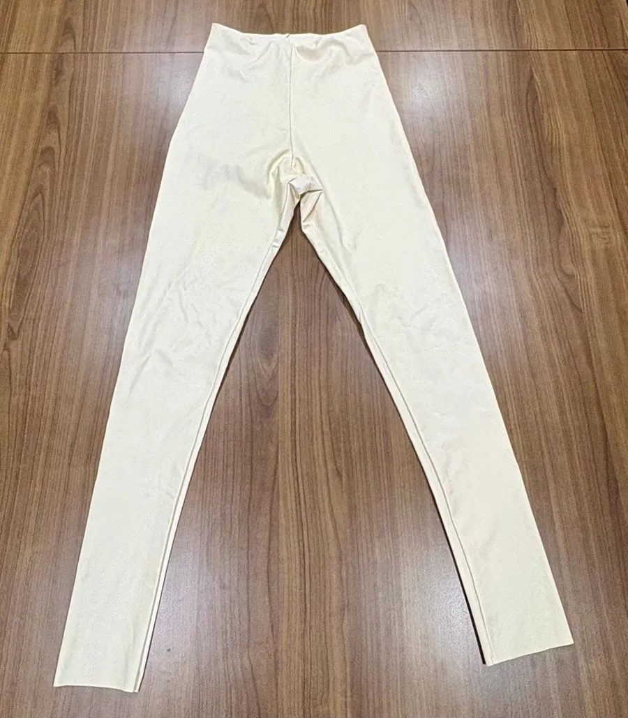 Commando Perfect Control Faux Leather Leggings Porcelain Ivory - Medium