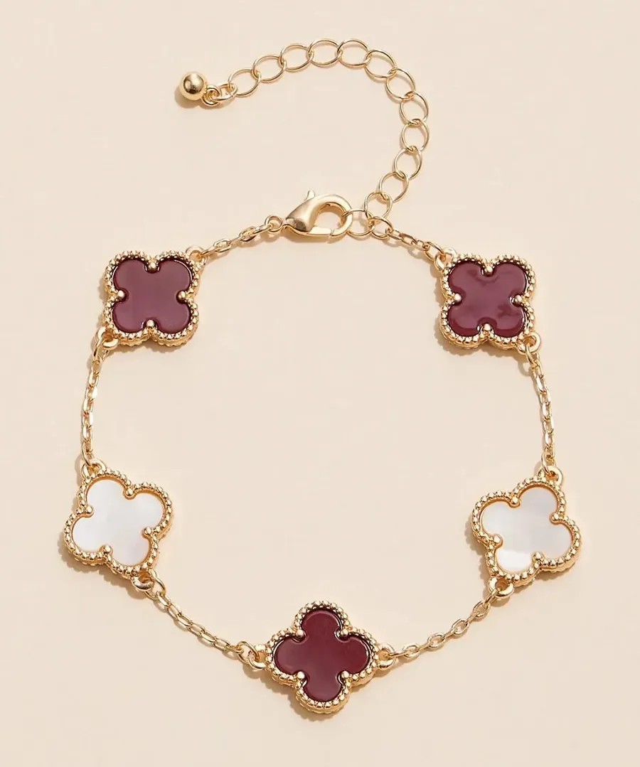 Game Day Shell Charm Bracelets