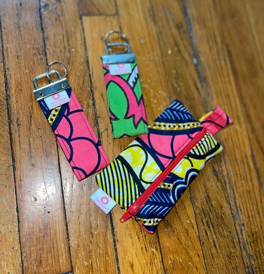 Maria Papaya 3 Piece Colorful Accessory Set Pink