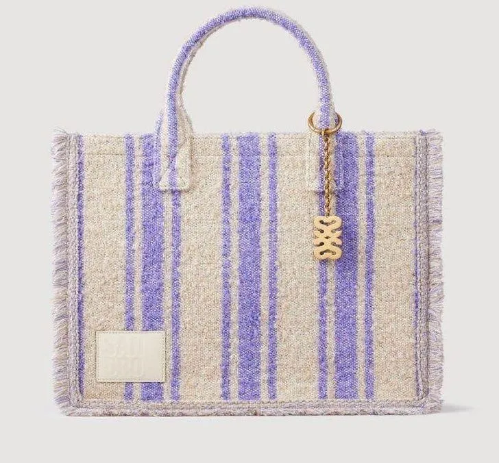 Sandro Stripy Kasbah tote bag