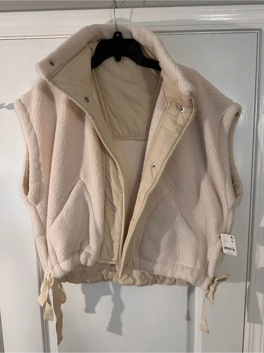 Free People Ivory Vest XS