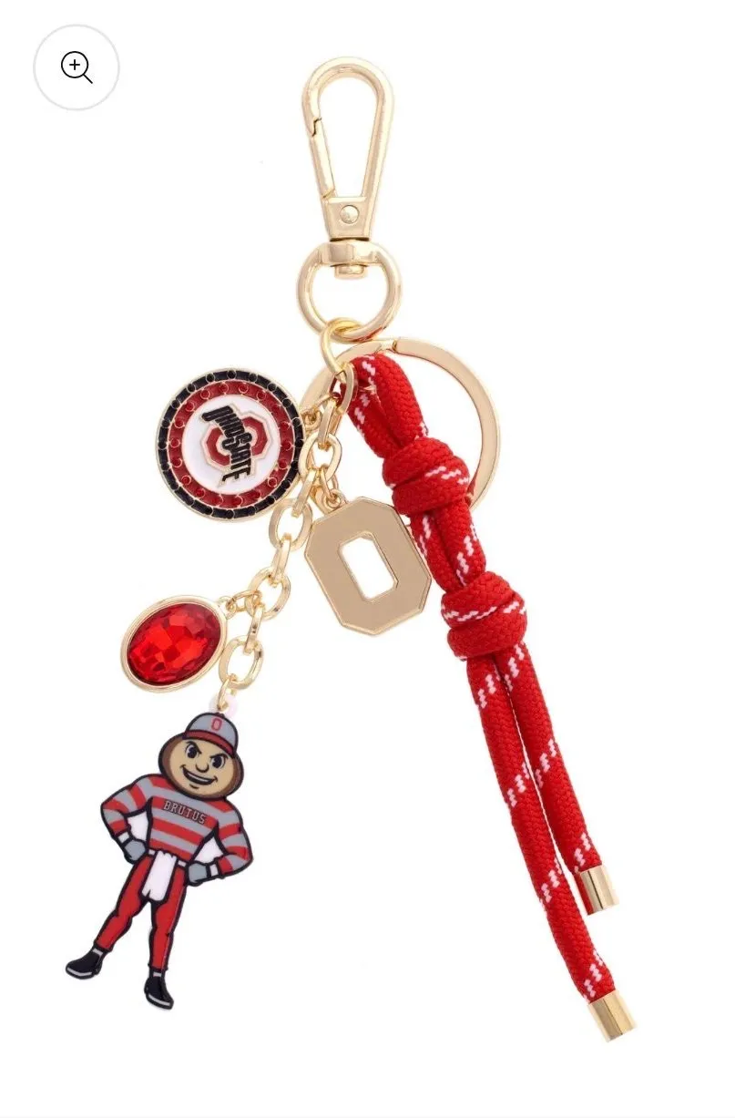 Ohio State Buckeyes Cluster Bag Charm in Red Size undefined